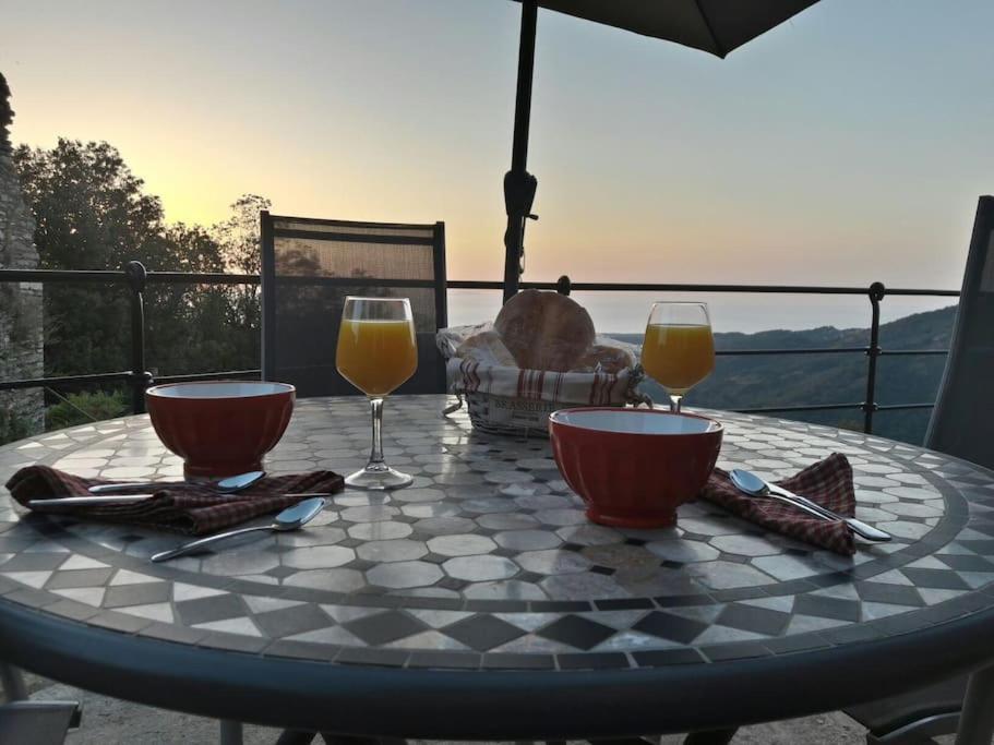 Domaine Colonna-Santini, Gite Piscine, Sauna, Spa Porri Dış mekan fotoğraf